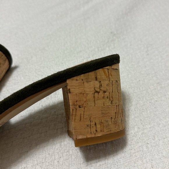 Kate Spade Warren Green Suede Scalloped Mules-Sz 8 NWOT - Picture 4 of 7